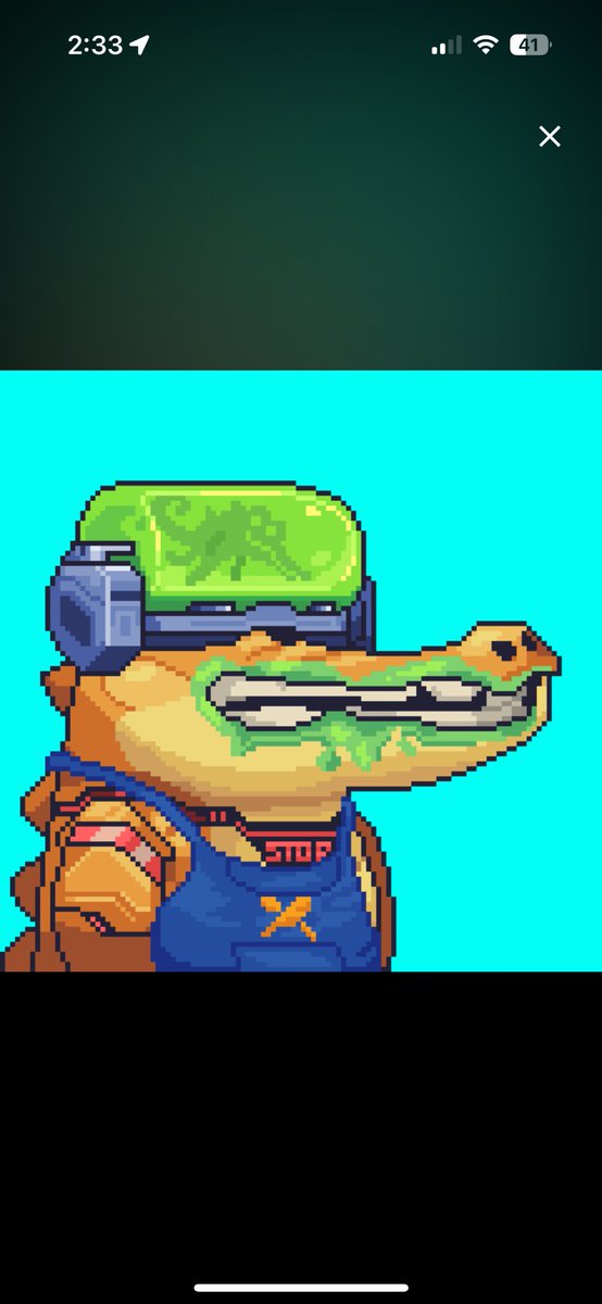 Always wanted a Croc Vision <a href="/acrocalypseNFT/">Acrocalypse</a> Now the proud owner of this beautiful Croc. 🐊🔥 #CHOMP #ChadCroc
