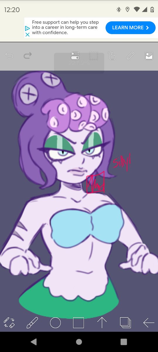 he needs his razzle dazzle🗣️
also cala maria doodle 
.
.
.
#RENEWTHECUPHEADSHOW #cuphead #kingdice #thedevilcuphead #calamaria #cupheadshow #devildice