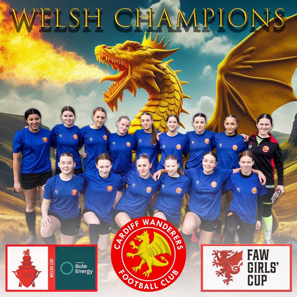 CDFWanderersFC's tweet photo. Champions of Wales 🏴󠁧󠁢󠁷󠁬󠁳󠁿🏆

Representing their Team, League, County &amp; Schools

@CDFW_Reds @SWWGL @CVSFA
@RCTSFA @CaerphillySFA
@WhitchurchPE  @radyrPEdept 
@pant_ed  @BassalegPE
@strichardgwynba
@StMartinsInfo @BOLHS_PE 
@YsgolPlasmawr @HowellsSchool 
@cslcardiffsport @StCyresSchool https://t.co/gwuhGATjO4