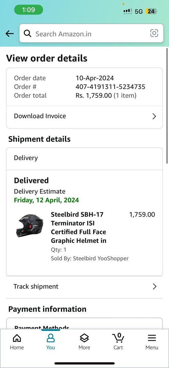 imstiwari_'s tweet image. Hey @amazonIN I placed and order and it’s marked as delivered by why ??

I haven’t received it yet can you please assist on urgent ?

#orderissues