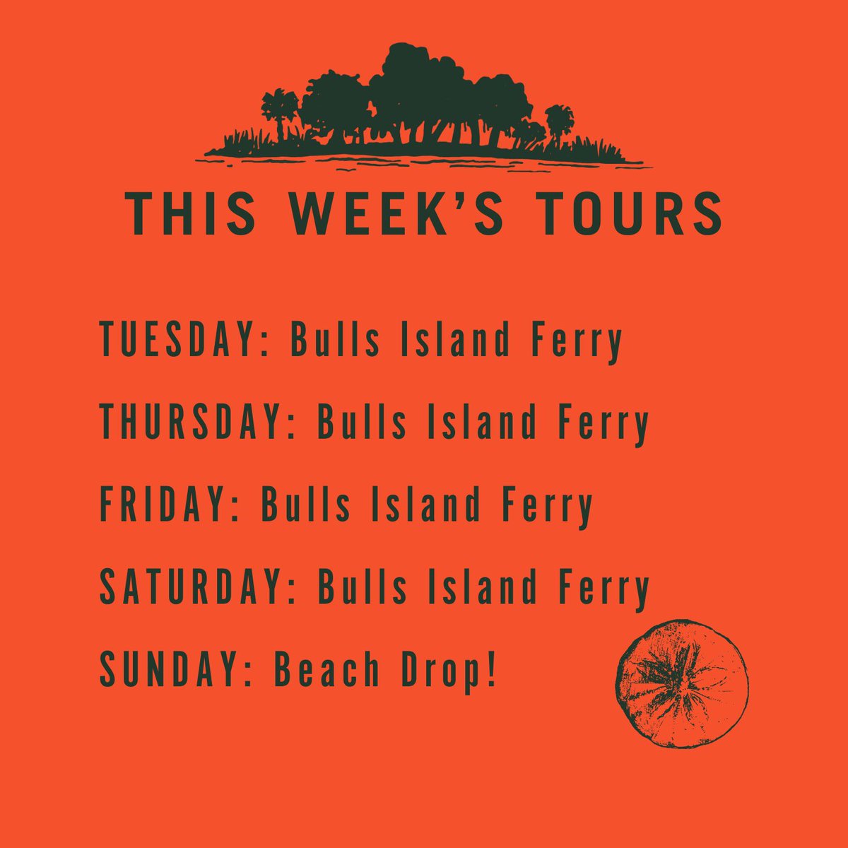 This week’s Bulls Island tours— including a #charleston locals favorite, the Beach Drop! coastalexpeditions.com for more.
