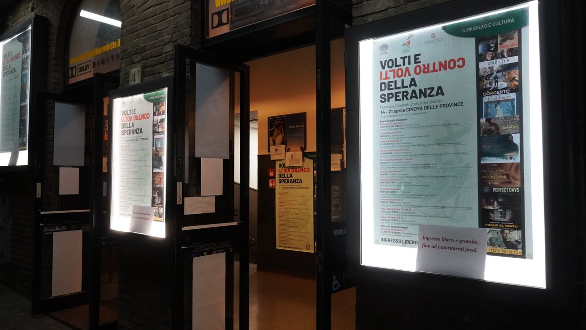 🎬 Continua la Rassegna «Volti e controvolti della Speranza». Oggi in programma alle ore 17.00 il film «One life» di James Hawes, e alle ore 21.00 «Il Concerto» di Radu Mihaileanu, con il regista presente in sala.

Scopri il programma: shorturl.at/mnoIN