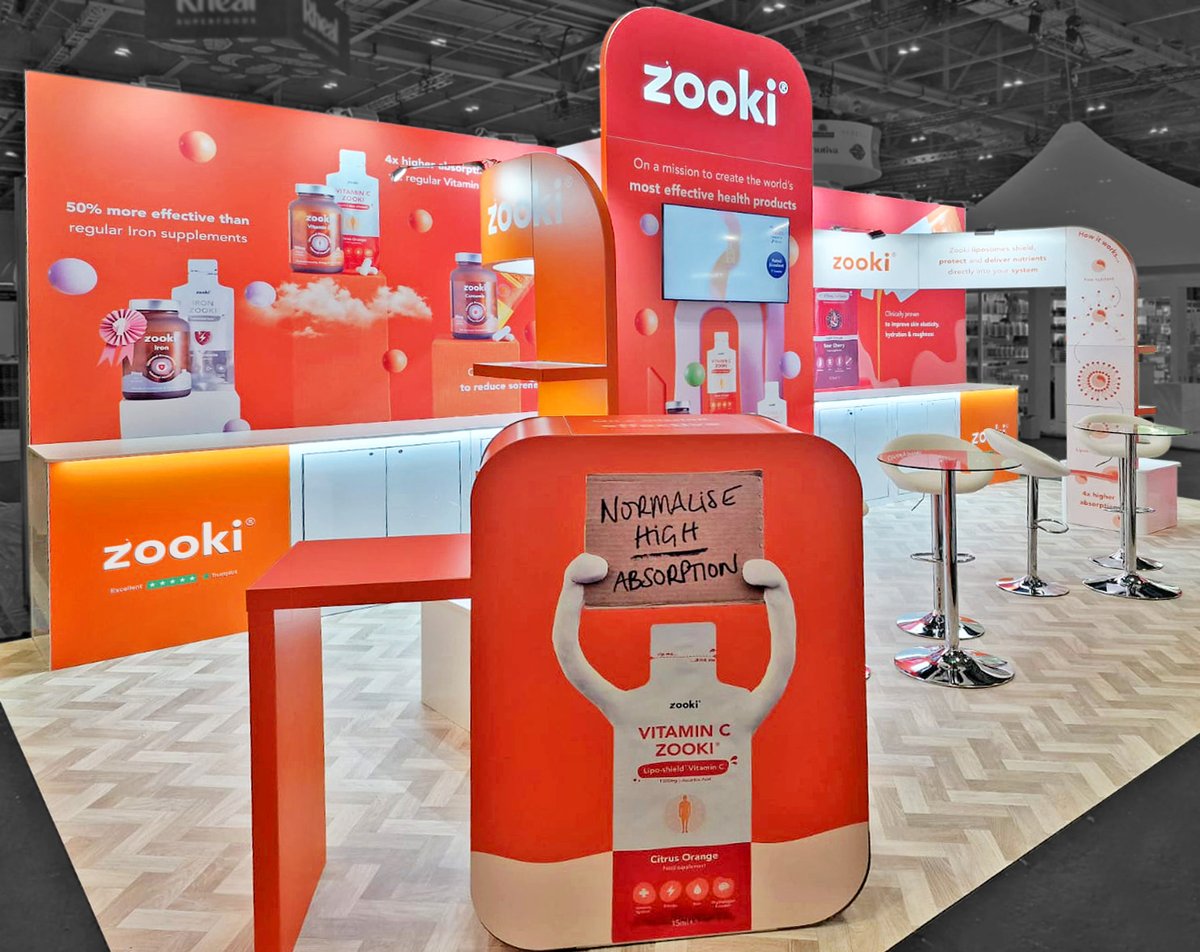 A busy week with our installation at NOPE (Natural &amp; Organic Products Expo) at ExCel for Your Zooki #bespoke #exhibition #design #build #installation