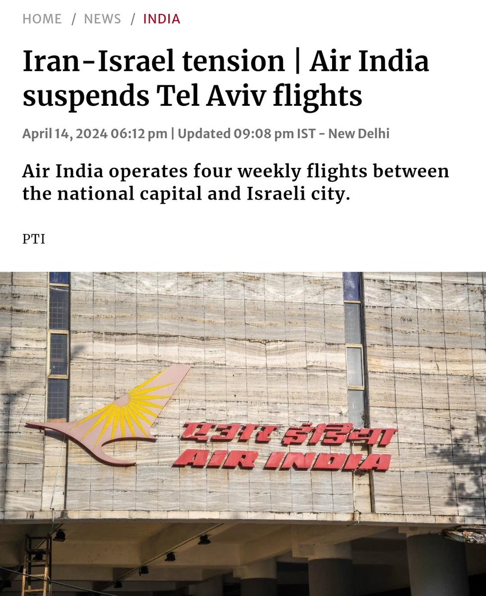revolt_71's tweet photo. LOL....Why did you suspend the flight? You should have sent your brave (coward) ? citizens? there to fight for Israel π
#IranAttackIsrael
#IndiaOut
#BoycottIndia
#BoycottIndianProducts
#SaveWorldFromIndia
https://t.co/qxWzRqgAhJ https://t.co/CDtTAG51iV