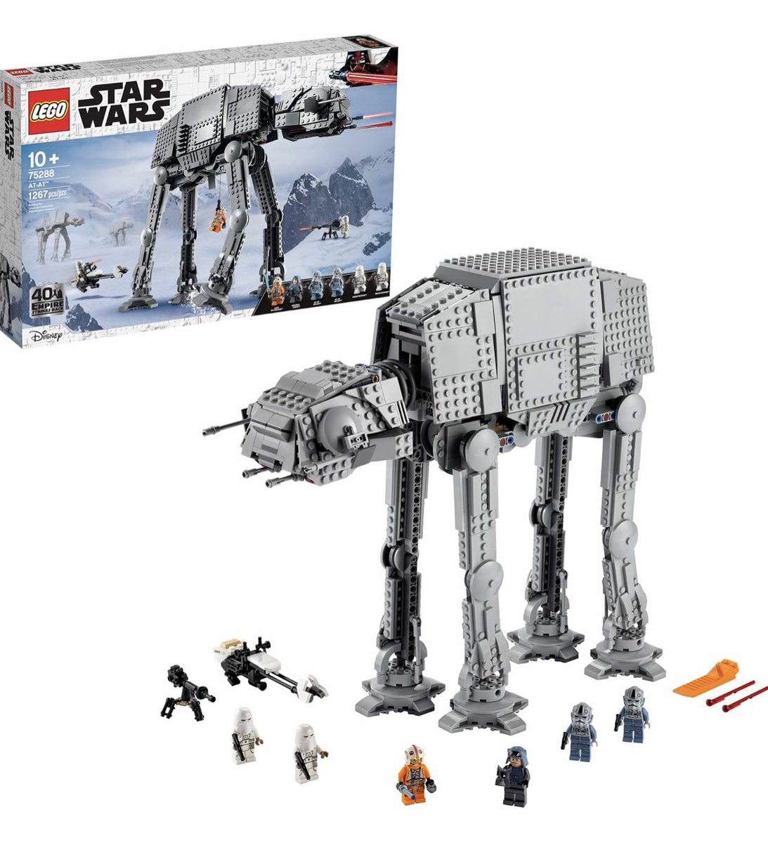 Amazon has the retired #LEGO #StarWars AT-AT 75288 for retail price (169.99) #ad amzn.to/43W7PfP