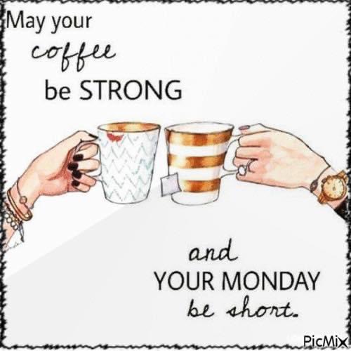 2nd coffee brewed, ready to face whatever the day has in store! Have a great Monday ☕️😊