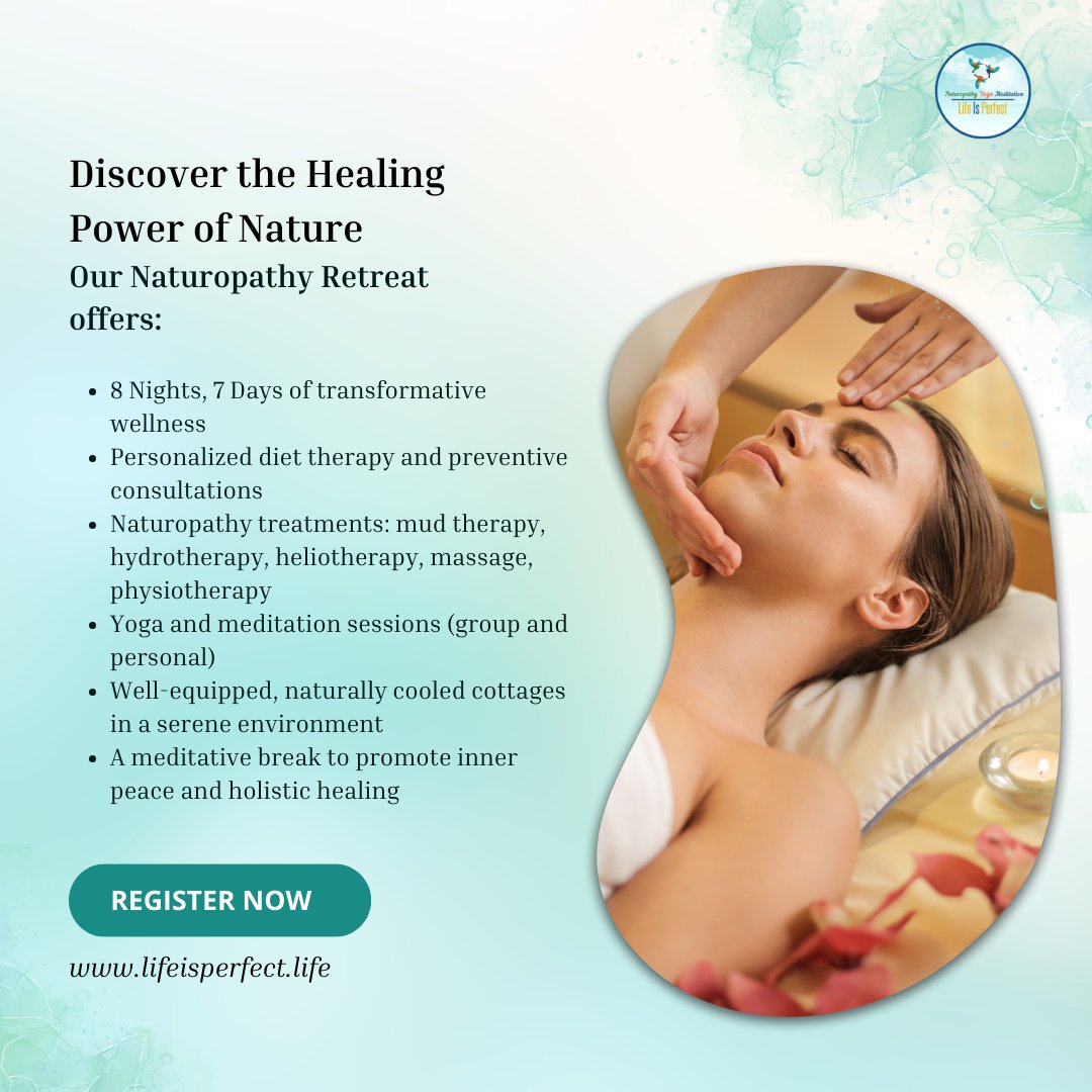 LifeisPerfect0's tweet photo. Come experience the wonders of nature at Our Naturopathy Retreat! 🌿

#healthylivingtips #detoxretreatrishikesh #Rishikesh #unitedkingdom #WellnessRetreat #naturopathytraining #naturopathyretreat #naturopathywellnesscenter #naturopathyoga #meditationsessions
#r4today https://t.co/cL1tJKD0O1