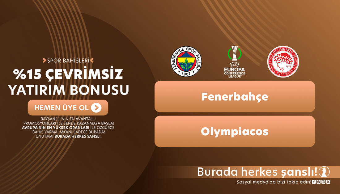 👑Konferans Ligi Temsilcimiz Fenerbahçe'nin Kadıköy'de Büyük Mücadelesi @BaysansliR 🍺

💵%15 Çevrimsiz Yatırım Bonusu💵

🟡#bayşanslı #bayşanslıgiriş #Fenerbahçe #Olympiacos🔵

🏆Güncel Giriş Linki🎉
🔗cixi.bio/baytwit🔗