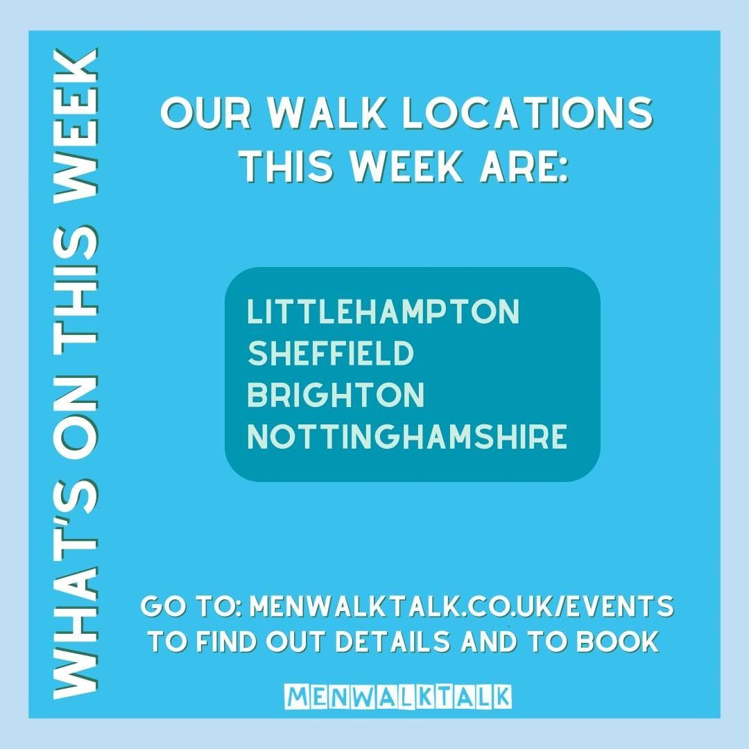 When in doubt, walk it out! Come and join one of our walks this week, all information is on our website: buff.ly/35u7ovm 😊