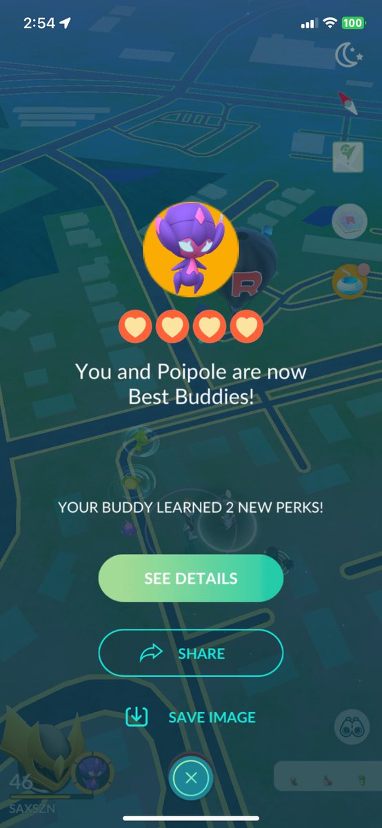 SaxSzn's tweet photo. 🐲BEST BUDDY #49🐲
☠️ Lucky Pokemon
☠️ Ultra Beast
☠️ ⭐️⭐️⭐️ 15 Attack
#PokemonGo #Poipole https://t.co/QklyUCZTIs