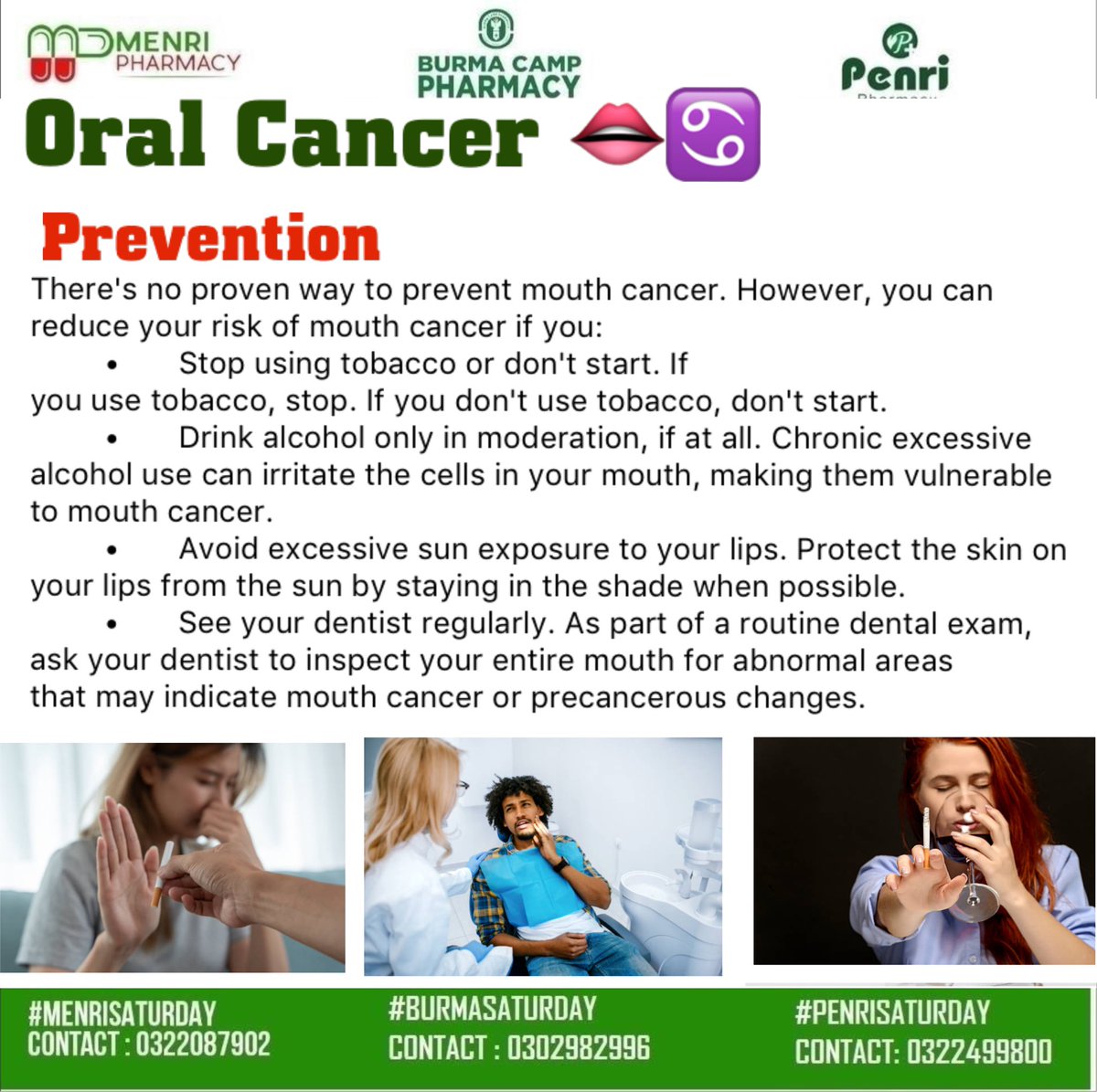 Menri Monday 

#OralCancer