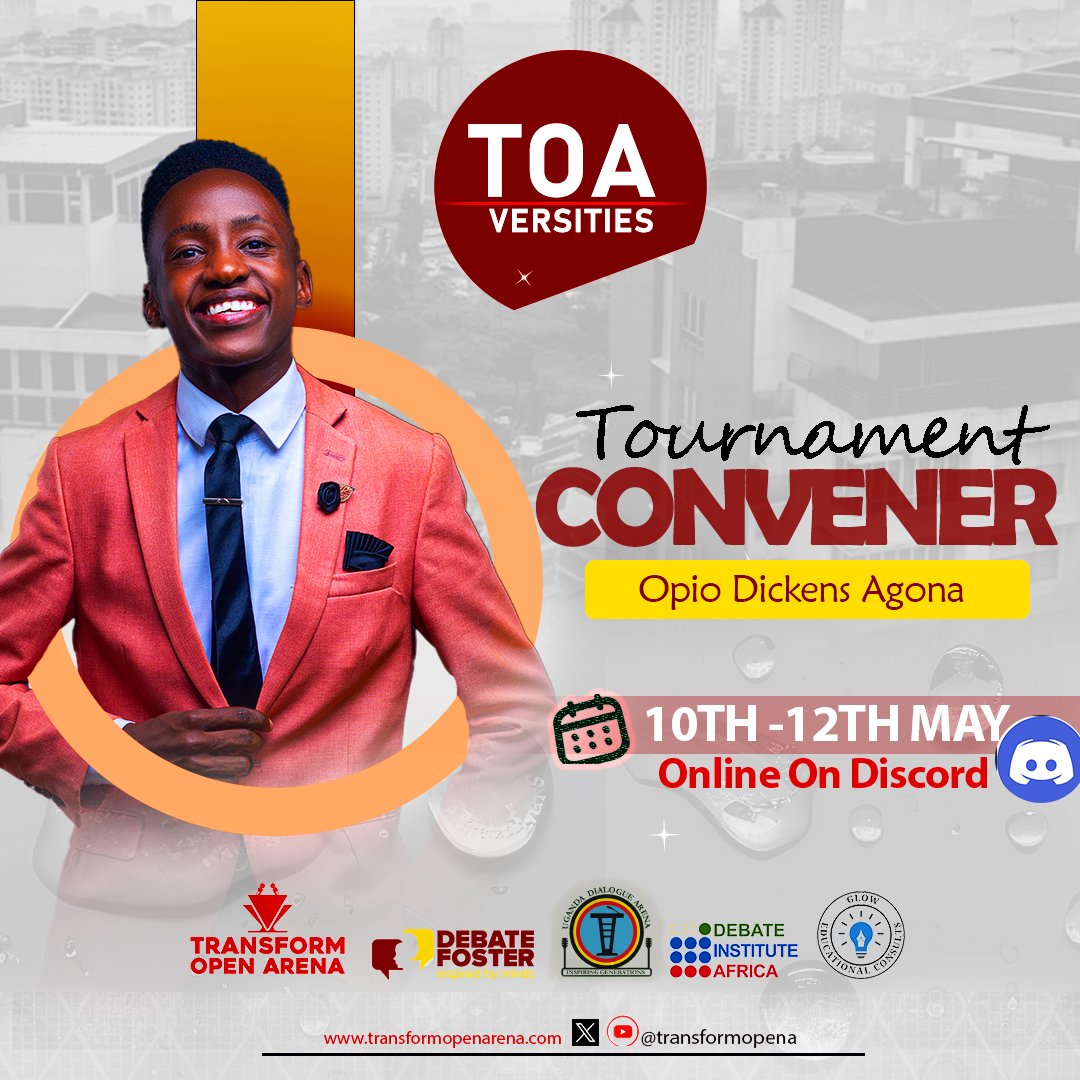 transformopena's tweet photo. Yes Arsenal just lost yesterday, 😂Guess who's happy?

Meet our dynamic Tournament Convener for TOA Varsities – Opio Dickens Agona! A die-hard Manchester United fan, yesterday's victory adds to the reasons for the smile 😂.
♨️

 #TOAVarsities #TournamentConvener https://t.co/T6IQ5dOkK0