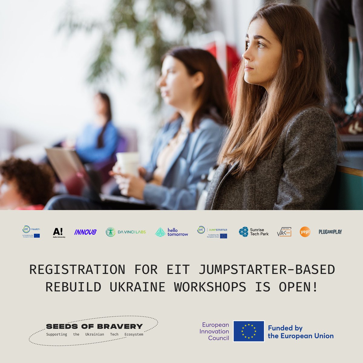 📣💡Announcing the Rebuild Ukraine Workshops!

🗓 When? 20 and 27 April 2024

📲 Secure your spot today by filling out the form: lnkd.in/eUSA9bnY