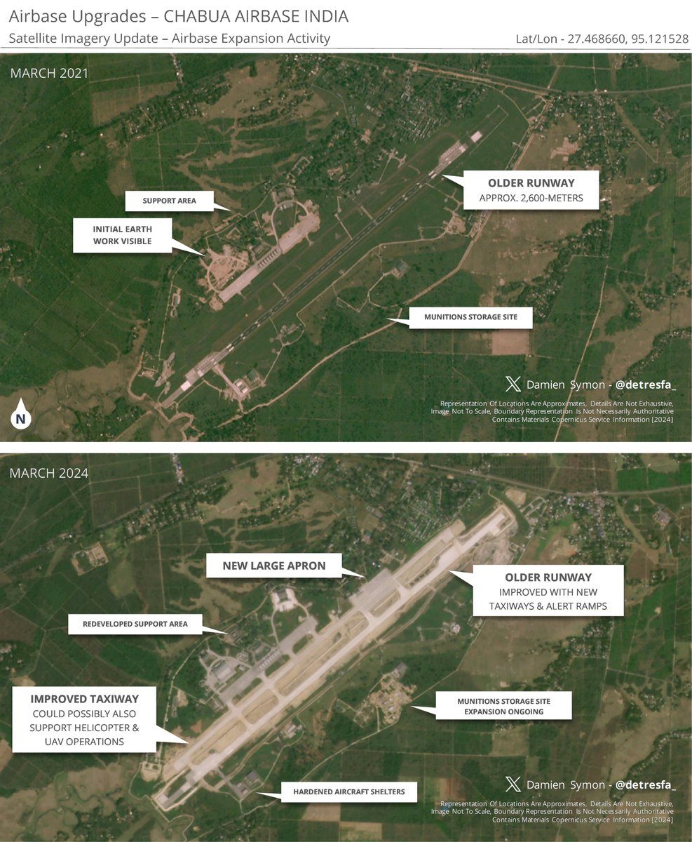 India Modernizes Strategic Chabua Airbase, Bolsters Eastern Defence Capabilities India Modernizes Strategic Chabua Airbase, Bolsters Eastern Defence Capabilities