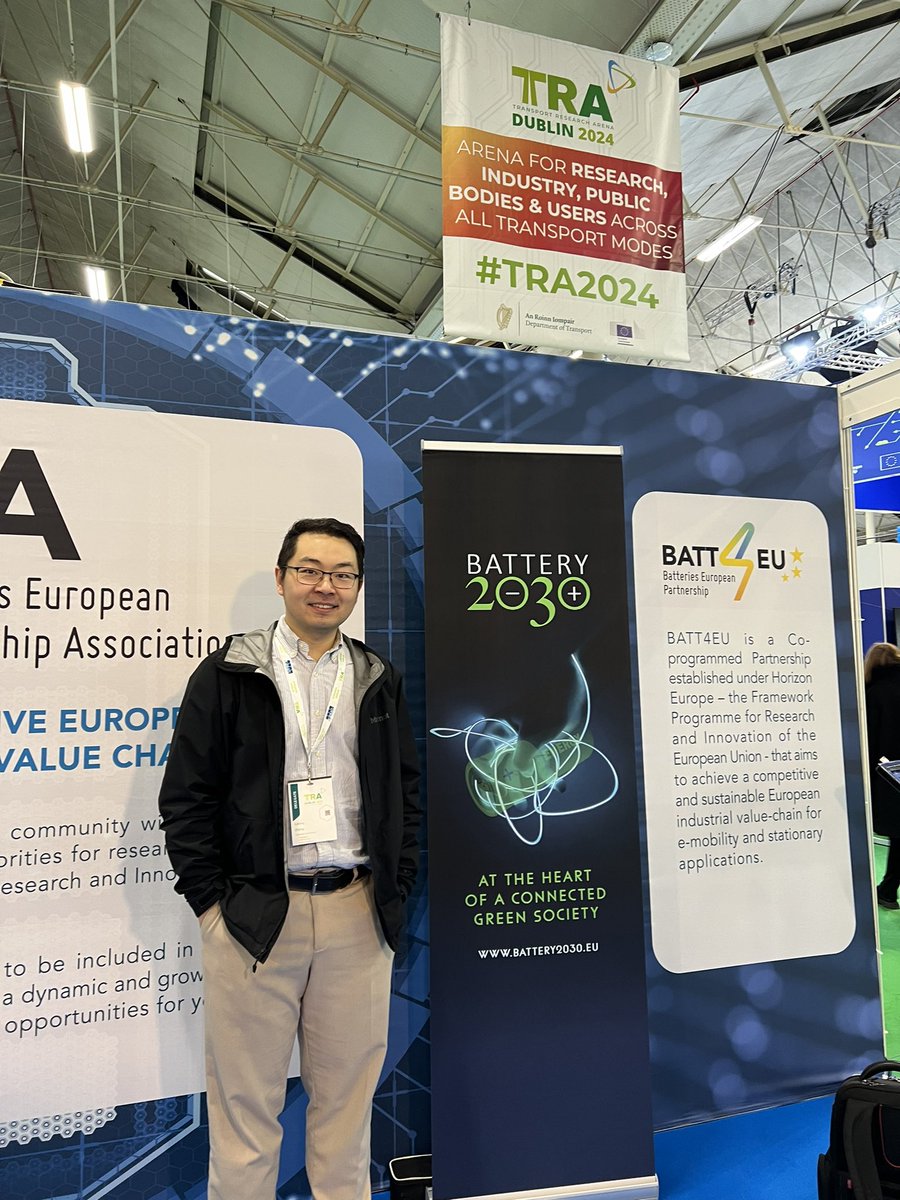 Representing Battery 2030+, I’m attending #TRA2024 @TRA_Conference this week in Dublin, Ireland. If you are interested in #batteries for future transport, please come and visit us at Booth 17. @bepa_eu @KristinaEdstrm2 @2030Battery