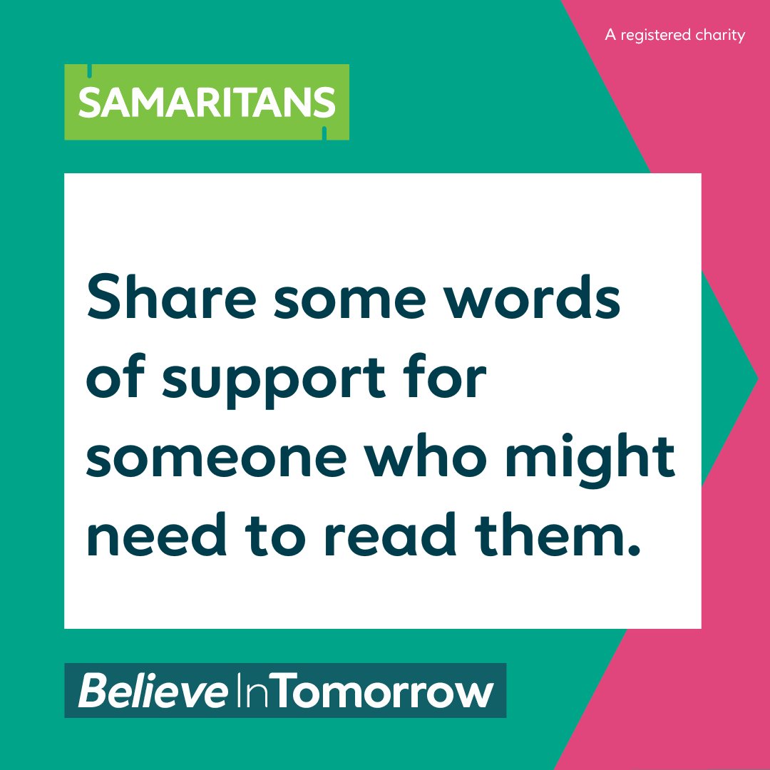 We all have the power to support others who are struggling in silence and we can play a part in preventing suicide. Share some words of support in the comments for someone who might need to read them. Your words could give someone the hope to believe in tomorrow 👇💚