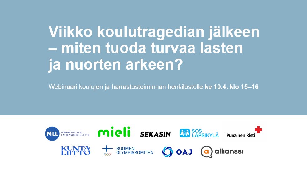SPRNuoret's tweet photo. Miten tuoda turvaa lasten ja nuorten arkeen? 

Viime viikolla järjestetyn ja kiitosta saaneen webinaarin tallenne on nyt katsottavissa täältä: https://t.co/SHFpCfVpsg

#vantaa 
#kriisiapu https://t.co/Jxl1SlhXWI