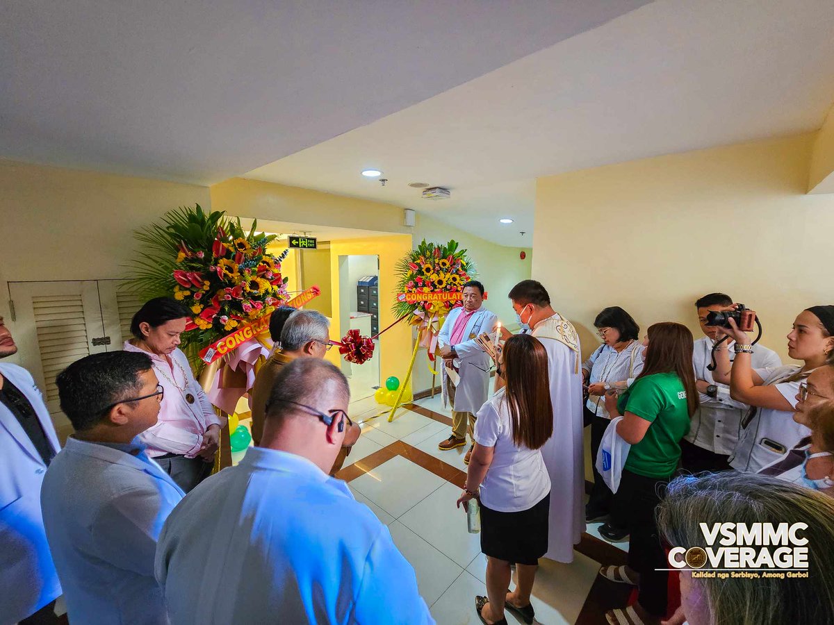 Along with its inauguration was also the blessing of the Medical Service Division offices. #VSMMC #TatakSotto #SottoBrandOfCare
