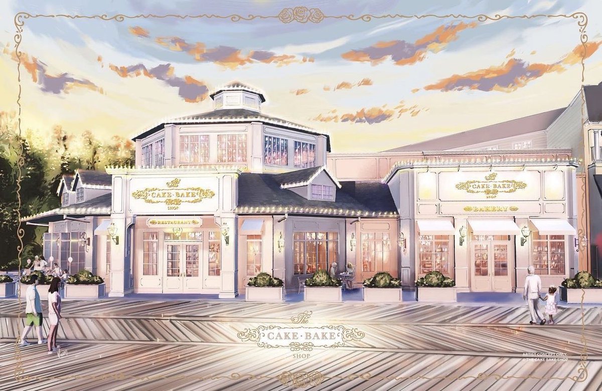 🍰 The Cake Bake Shop by Gwendolyn Rogers, our seventh-ranked bakery, delights in French and American desserts. Heavenly cake slices, brownies, macarons, and pies🧁🥧 #disney #waltdisney