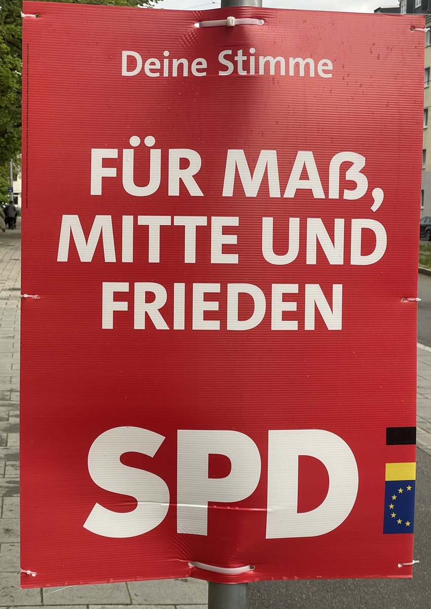 Wahlkampf der @spdde auf dem Rücken der Ukraine in München offiziell eröffnet.