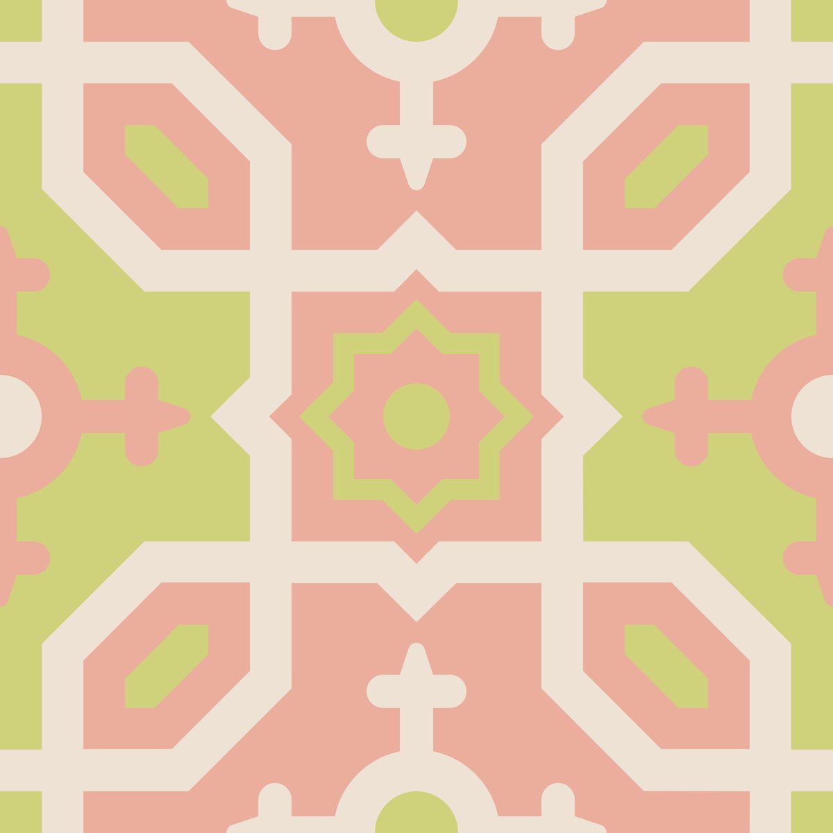 Geometric Pattern: Templo: Dashwood / Red Wolf redwolfoz.redbubble.com/works/15770197… via @redbubble spoonflower.com/designs/156792… via @spoonflower #art #geometricpattern #geometry #spanish #retro #tile #cross #circle #garden