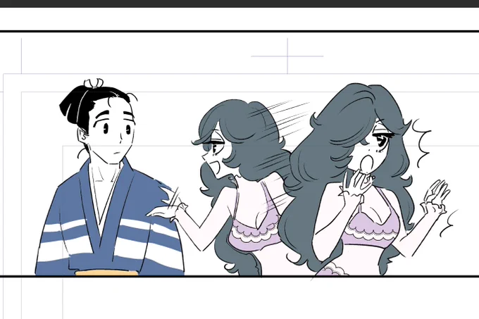 こういう絵難しい😓 