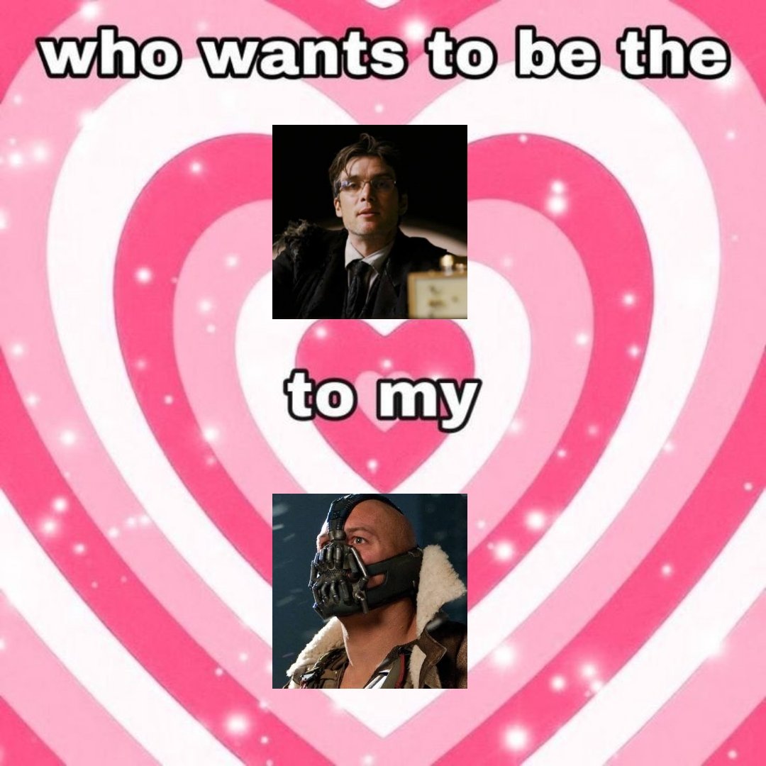 I have to make the ship more relevant and I will do it with memes 

#banecrow 
#batman #scarecrow #bane #nolanverse