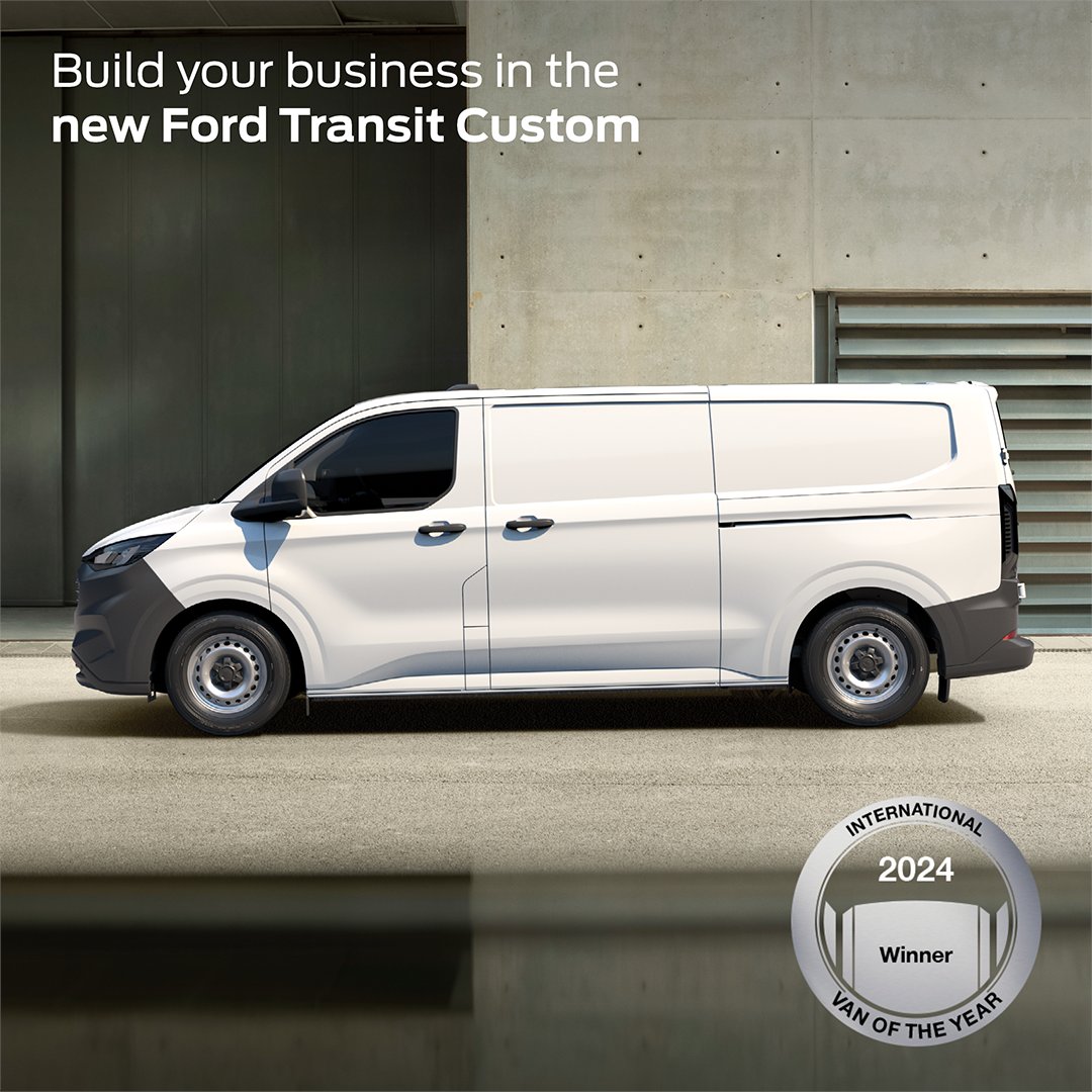 Get ready to handle business with the new Ford Transit Custom.  💼🚚 
Power - Maximum 100 kW ✔️
Torque - Maximum 360 Nm ✔️
Keyless Start ✔️
Embedded modem, 5G capable ✔️

Stay informed on our website: bit.ly/3VNAWQq

#FordTransit #FordSouthAfrica