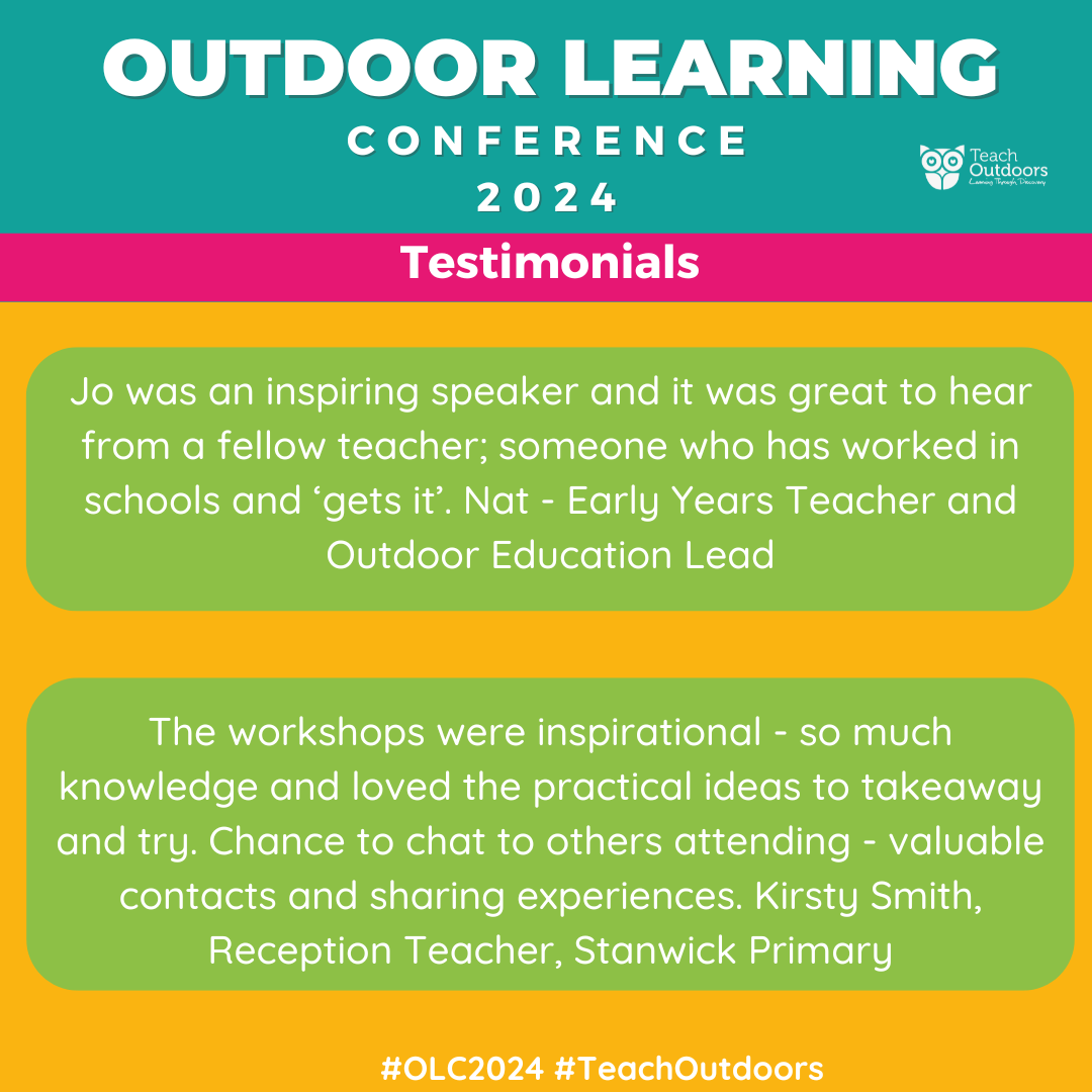 Hear what educators are saying about the #OutdoorLearningConference! Check out our testimonials from 2023 to learn how attending our conference has transformed teaching practices. And… join us for this year’s conference here: #OLC24 #TeachOutdoors eventbrite.co.uk/e/2024-outdoor…
