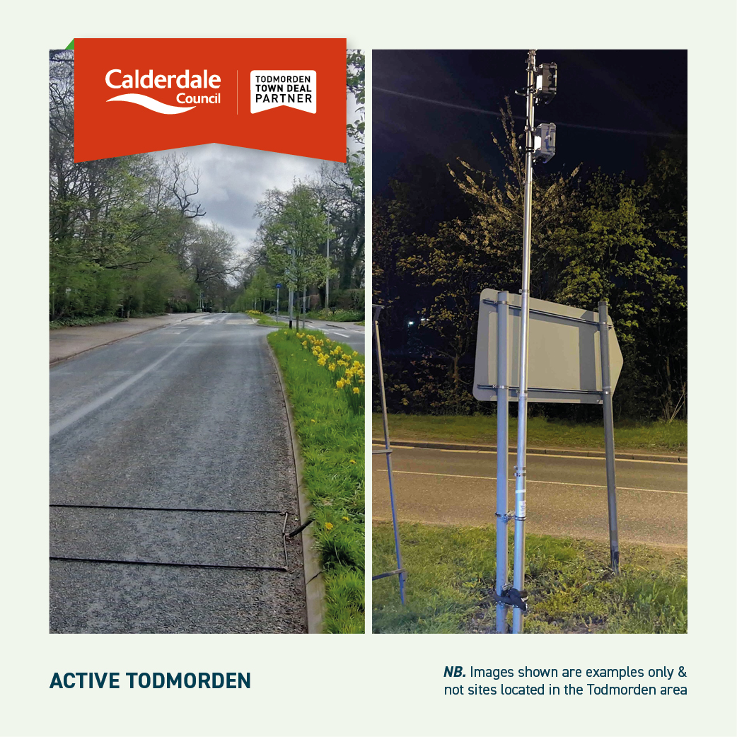 @calderdalecouncil & the Active Tod project are conducting a survey to understand town movement. Cameras & tubes gather traffic, pedestrian & cycle data for proposals benefiting all road users, surveying 4 junctions & 7 locations. Learn more... bit.ly/3r7ZFSH