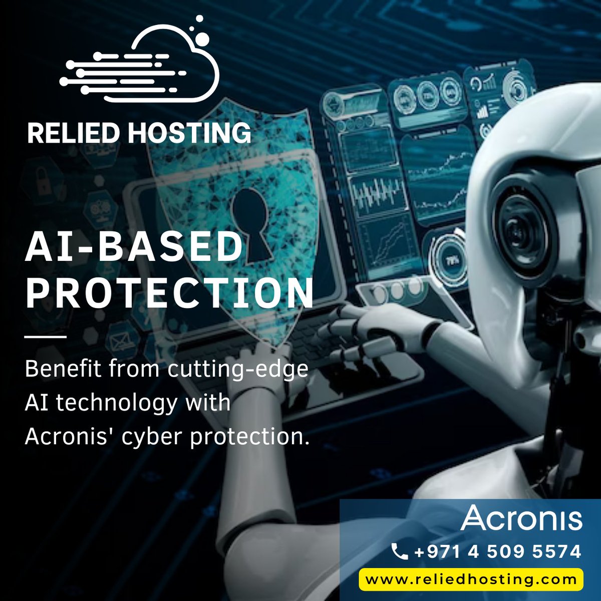 #acronis  AI-Based Protection - Benefit from cutting-edge AI technology with Acronis' cyber protection.
dubai, abu dhabi, sharjah, UAE

smpl.is/8mw8j
#etronics #etronicsuae #b2c #businessdubai #startupdubai