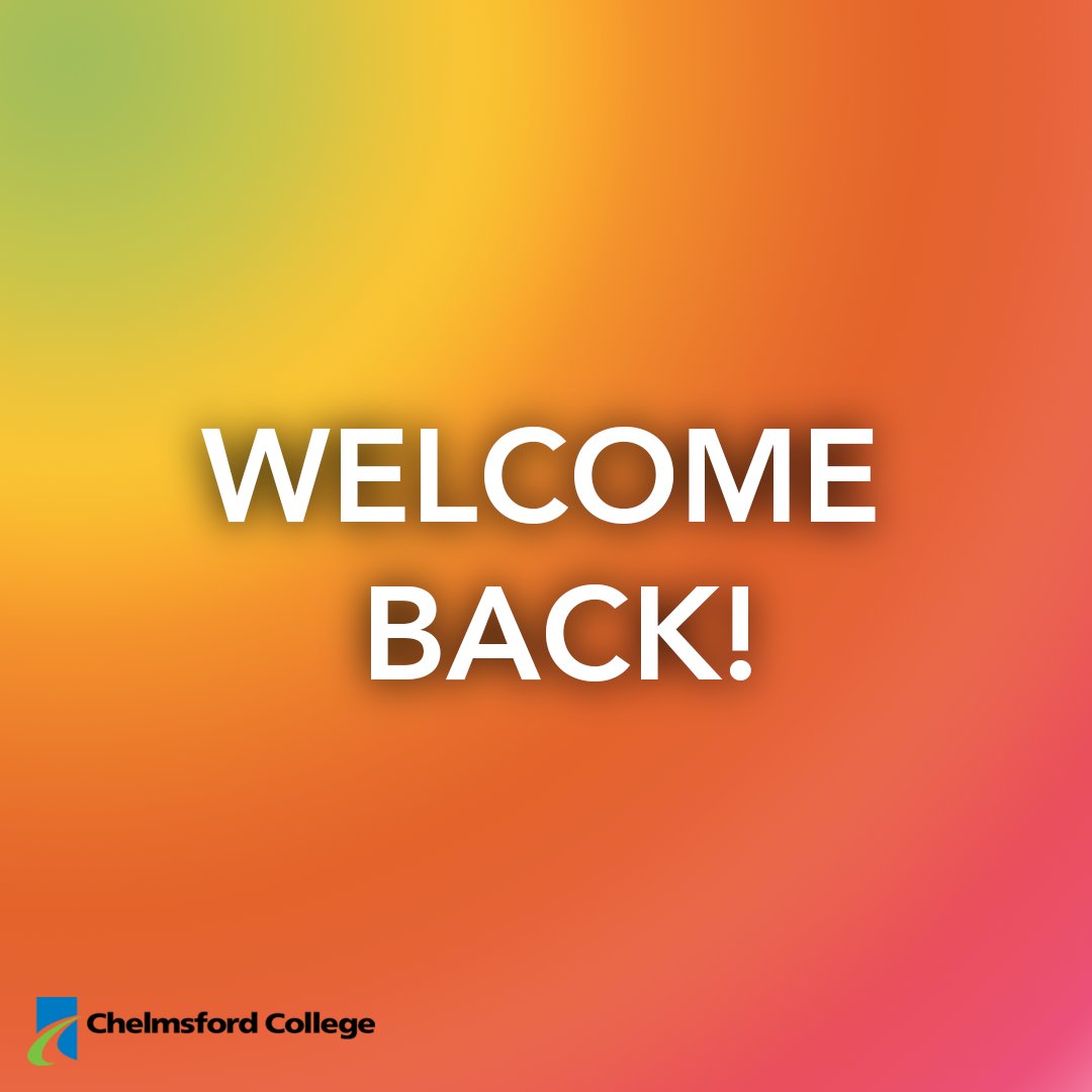 A big welcome back to our learners and staff. We hope that you had a relaxing Easter break and are looking forward to continuing the year ahead! 📚 #chelmsfordcollege #welcomeback #essexcolleges #learning #collegelife #chelmsford