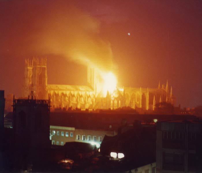 Do you remember the 1984 fire? We've put together a timeline of the night lightning struck the cathedral 👇 At 2.30am on Monday 9 July, fire alarms ring out at the Minster, automatically alerting North Yorkshire Fire Services who dispatched a team to tackle the blaze.