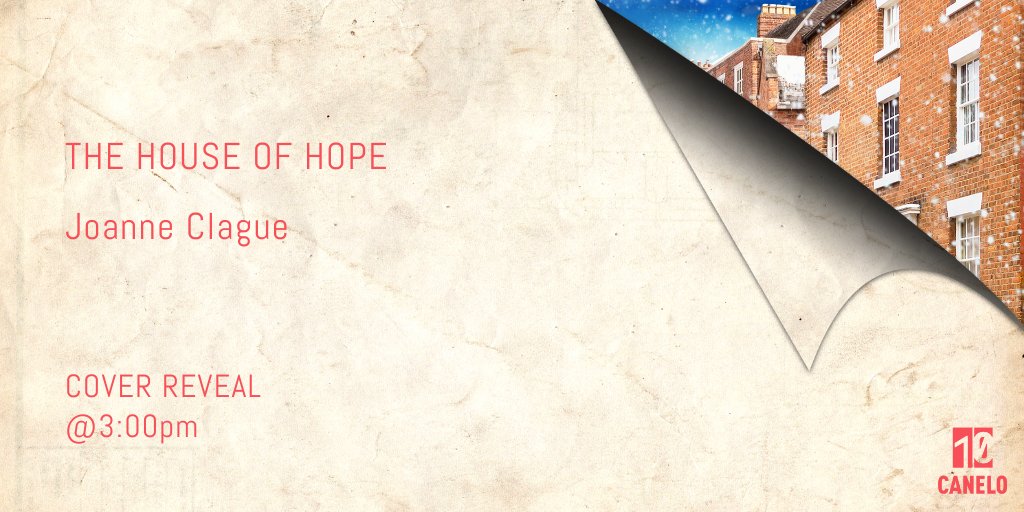 Calling all #saga readers and Joanne Clague fans!📚 Don't miss our cover reveal today at 3pm for #TheHouseOfHope, the first book in @jonewsiom's brand new Victorian saga series, The House of Help for Friendless Girls #HistoricalFiction #booktwt #BookTwitter