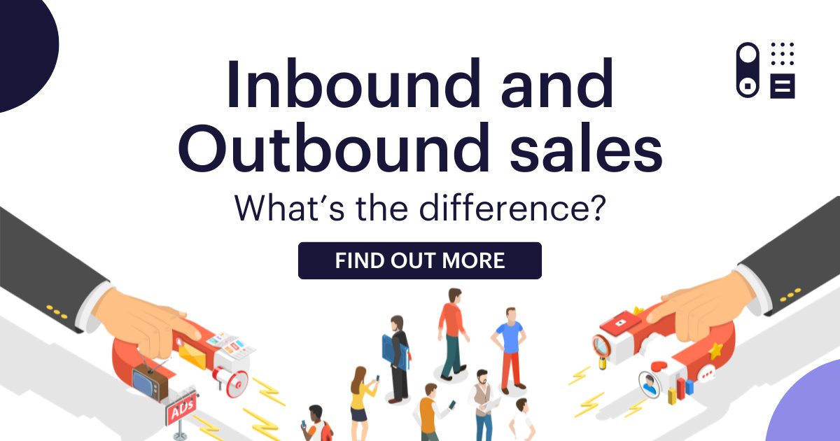Do you know the differences between inbound sales and outbound sales? 🤔 While you may know one or the other, a business that wants to run an efficient sales strategy should know what both methods bring. Learn the difference today: capsulecrm.com/blog/inbound-v… #sales