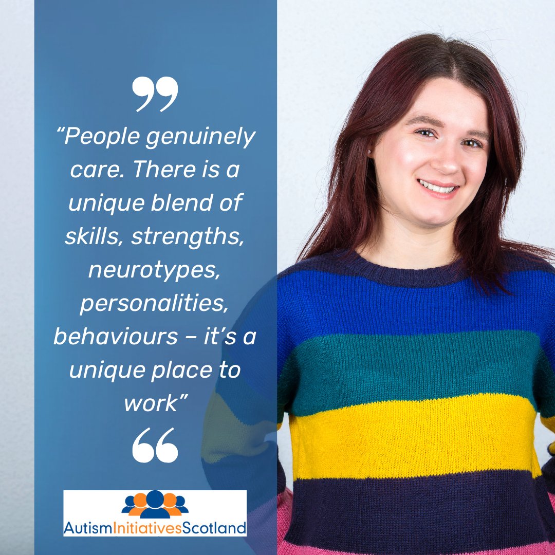 This is a lovely quote from a member of the staff team about their role at Autism Initiatives. Visit our website to take a look at our current opportunities near you autisminitiativesjobs.org/job-openings/