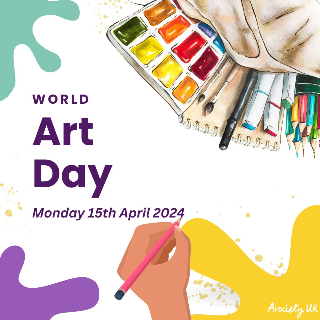 AnxietyUK's tweet image. It's World Art Day!

A day encouraging creativity... 

If you want to find an art form that helps you express yourself AND brings the anxious mind into the present where no threats exist, consider saving your space on our Anxiety Relief Course here:

anxietyuk.org.uk/get-help/anxie…