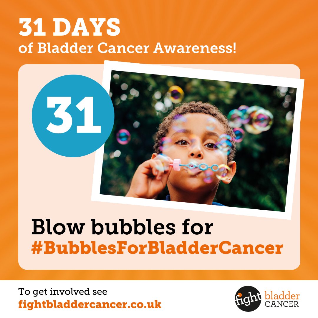 BladderCancerUK's tweet photo. One of the highlights of #BladderCancerAwarenessMonth are our #BubblesForBladderCancer meetups. 

🫧 At 10 am local time, wherever we are in the world, we stand still for a moment and blow bubbles 🫧

Find out more: https://t.co/OOiqK7wowm Join us! 🫧🫧 

#BladderCancerMonth24 https://t.co/Yhqt0hdrT0