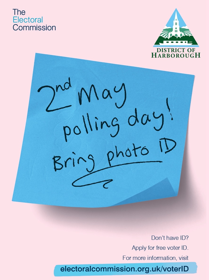 🚨Deadline approaching! The Police & Crime Commissioner election is taking place in #Harborough district on 2 May'24 You must be registered to vote in elections. ⏰You need to register again by 16 April if you've changed your name, address or nationality 👉gov.uk/vote-uk-electi…