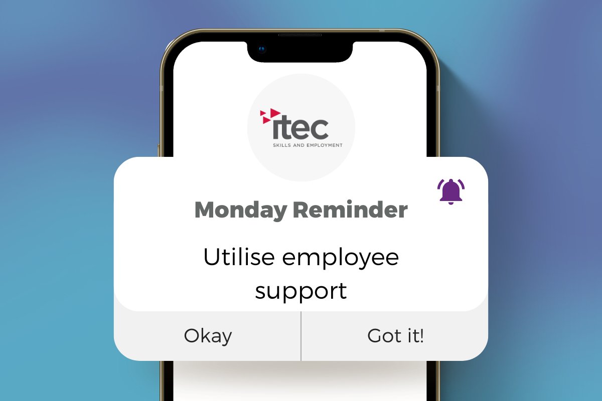 ⭐ Monday Reminder ⭐ Happy Monday! This week is about the importance of support! Employee support often include initiatives aimed at promoting work-life balance, to help you manage your personal and professional responsibilities more effectively.