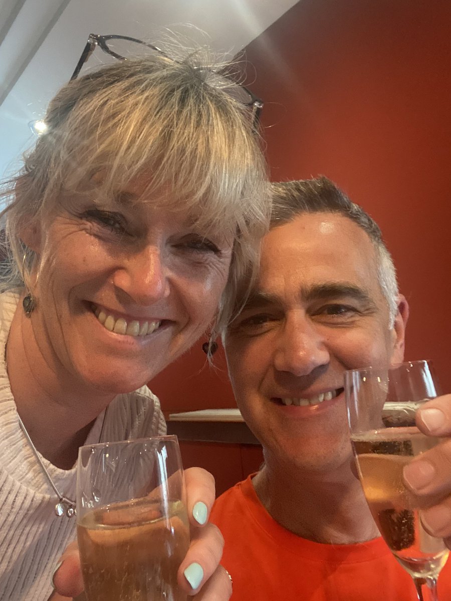 NickyMarrCoach's tweet photo. How it started, and today. 30 years and counting. Happy anniversary @ColinMarr_Ness ❤️🥂😘 https://t.co/ehxFlXNib2