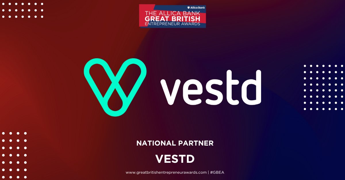 We are super excited to welcome <a href="/VestdHQ/">Vestd</a> the UK’s premier share scheme and equity management platform, as national sponsors of the Great British Entrepreneur Awards 2024!!! 🎉

Learn more 👇
loom.ly/VZbAgmE

#GBEA #Vestd #Entrepreneurship #Partnership #EquityManagement