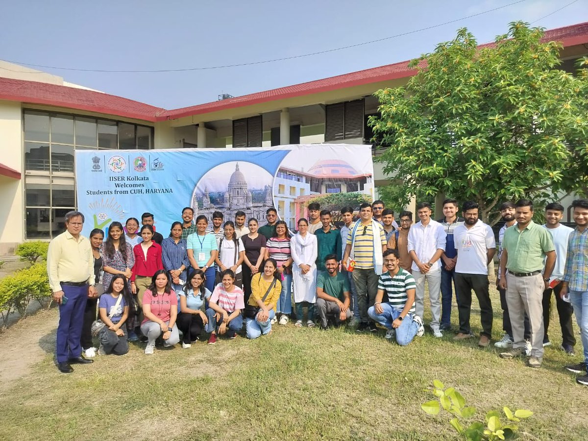 Participants from Haryana, under the leadership of the Central University of Haryana, were graciously received at IISER Kolkata in West Bengal. The #YuvaSangam4 endeavor seeks to cultivate meaningful exchanges and cultural fusion between states, highlighting India's diverse