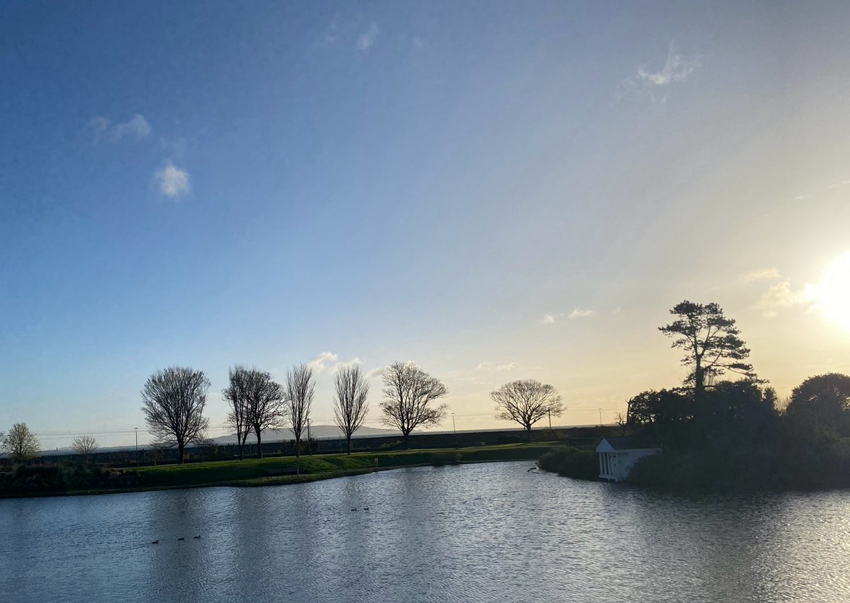 7.30am 15th April 2024 #BlackrockPark💙 A bright sunshiny blustery day here in Dublin 💨🌤️🥶 “Nothing is easier than to denounce the evildoer; nothing is more difficult than to understand him.” - Fyodor Dostoevsky