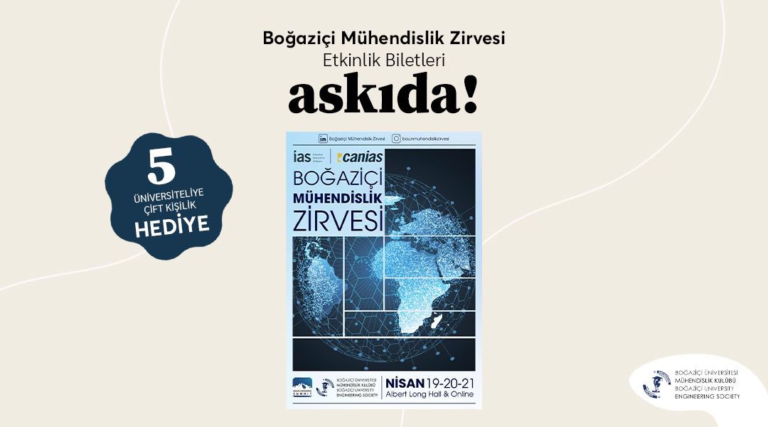 askidanevar's tweet photo. “Boğaziçi Mühendislik Zirvesi" İstanbul'da! @BUENSO desteğiyle RT'leyen 5 üniversiteliye çift kişilik bilet hediye! https://t.co/ARfwoanmHx