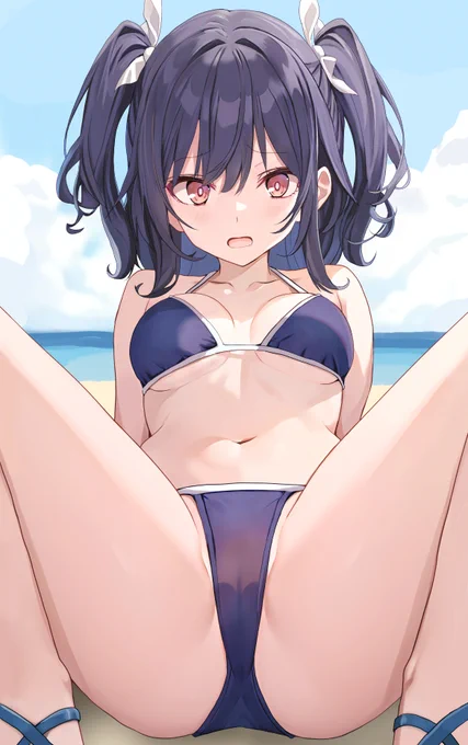 #気温が高いので気が早いが水着絵が見たい 