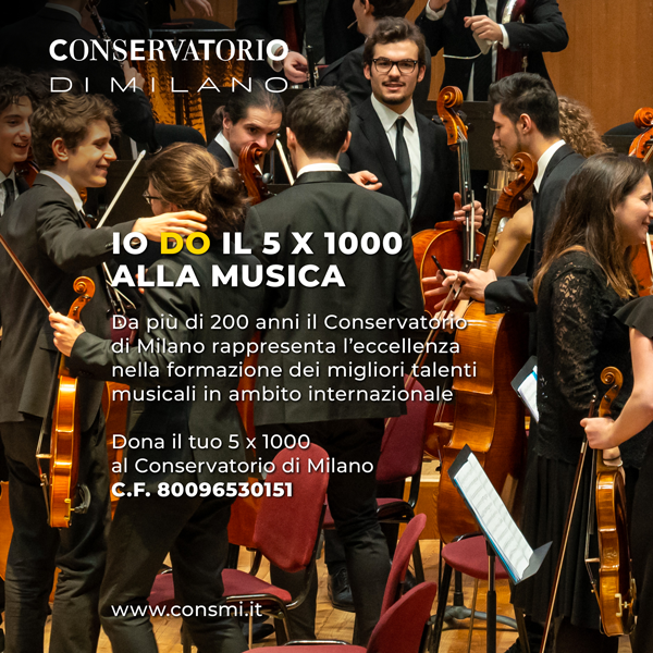 Il tuo 5 x 1000 al Conservatorio di Milano 

#consmi #conservatoriomi #consmilano #conservatory #milano #milan #milanocity #music #livemusic #musicalive #classicalmusic #concertolive #livemusic #musicadalvivo #musiccitymilano