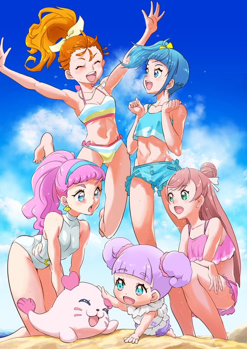 #気温が高いので気が早いが水着絵が見たい 