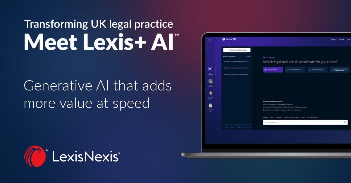 Join our exclusive Lexis+ AI demo tomorrow, 14:00 – 14:30. Discover how #AI helps you draft documents, conversationally search, summarise the #law & analyse documents. It's an exclusive Lexis+ AI Insider demo. You’ll be given membership when you sign up: ow.ly/n4lY50QqpqG