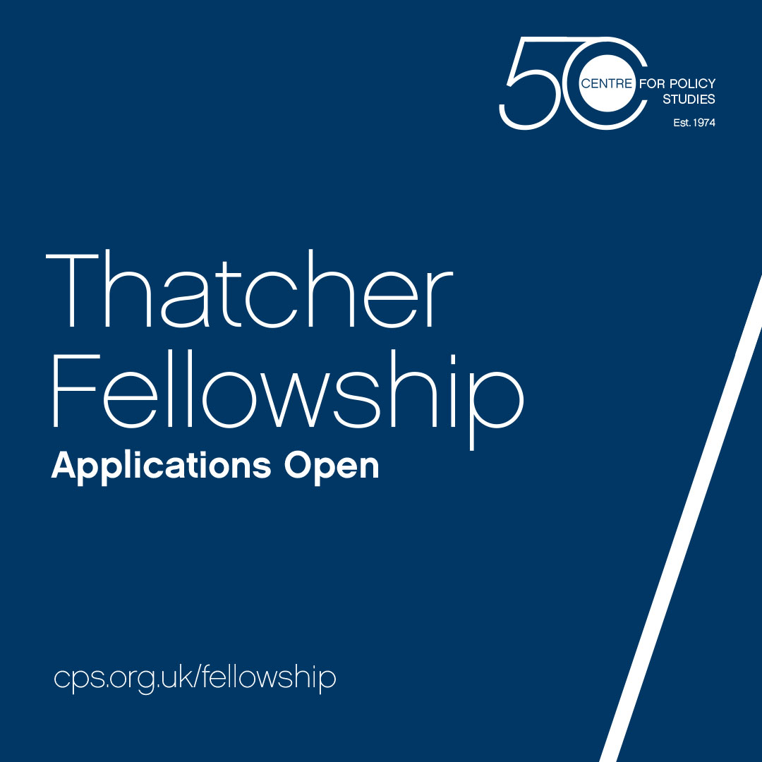Don't forget to send in your application for the Thatcher Fellowship

An intellectually stimulating programme designed for those with a background in business and finance and a belief that free markets can improve the world we live in

👇
cps.org.uk/fellowship